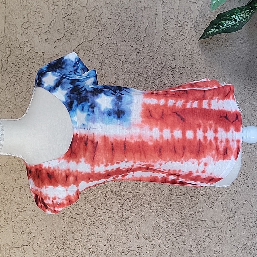Wallflower Red, White & Blue Patriotic Top